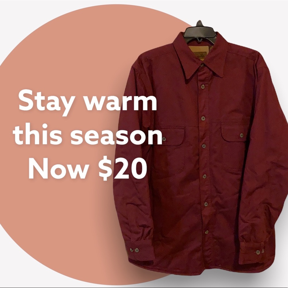 Heavy Long Sleeve Button Up